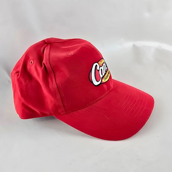 Raising Canes Hat Red Adjustable Chicken Fingers Restaurant Employee Promo Cap - Picture 2 of 9